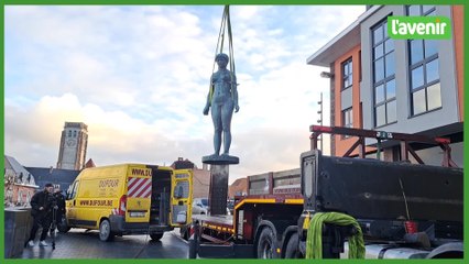 La Naïade (Tournai) prend son envol pour être restaurée