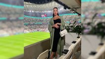 Georgina Rodríguez, máximo apoyo de Cristiano Ronaldo en Qatar