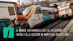 Al menos 155 heridos leves al colisionar dos trenes en la estación de Montcada (Barcelona)