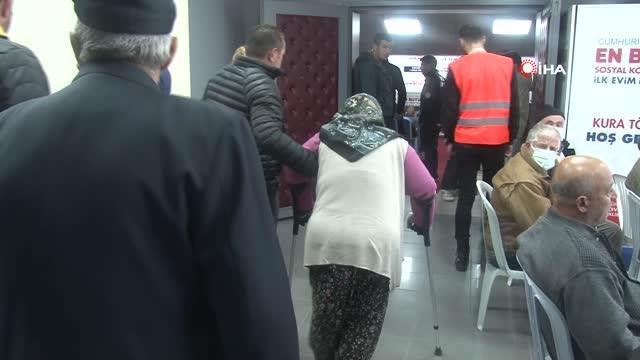 İlk Evim, İlk İş Yerim Projesi'nde yapılacak 899 konut için Karabük'te kura çekilişi yapıldı