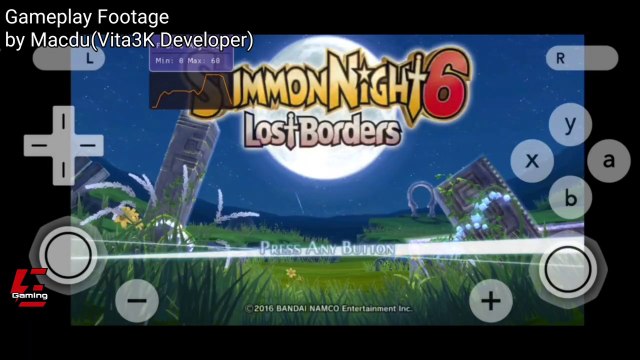 Summon Night 6: Lost Borders Gameplay Vita3K Emulator Android