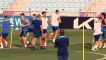 England players train ahead of World Cup quarter finals