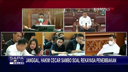 Temukan Kejanggalan, Hakim Cecar Sambo soal Penembakan Yosua
