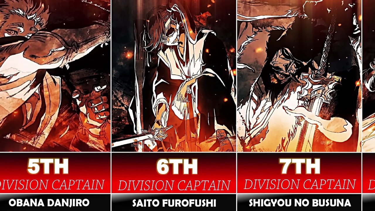Original GOTEI 13 Captains in Bleach