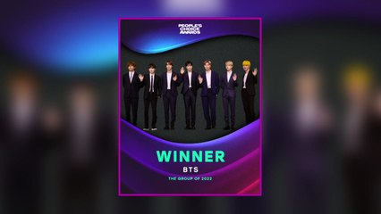BTS, 美 '피플스 초이스 어워즈' 3관왕..."올해의 그룹" / YTN
