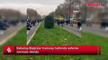 Kabataş-Bağcılar tramvay hattında seferler normale döndü