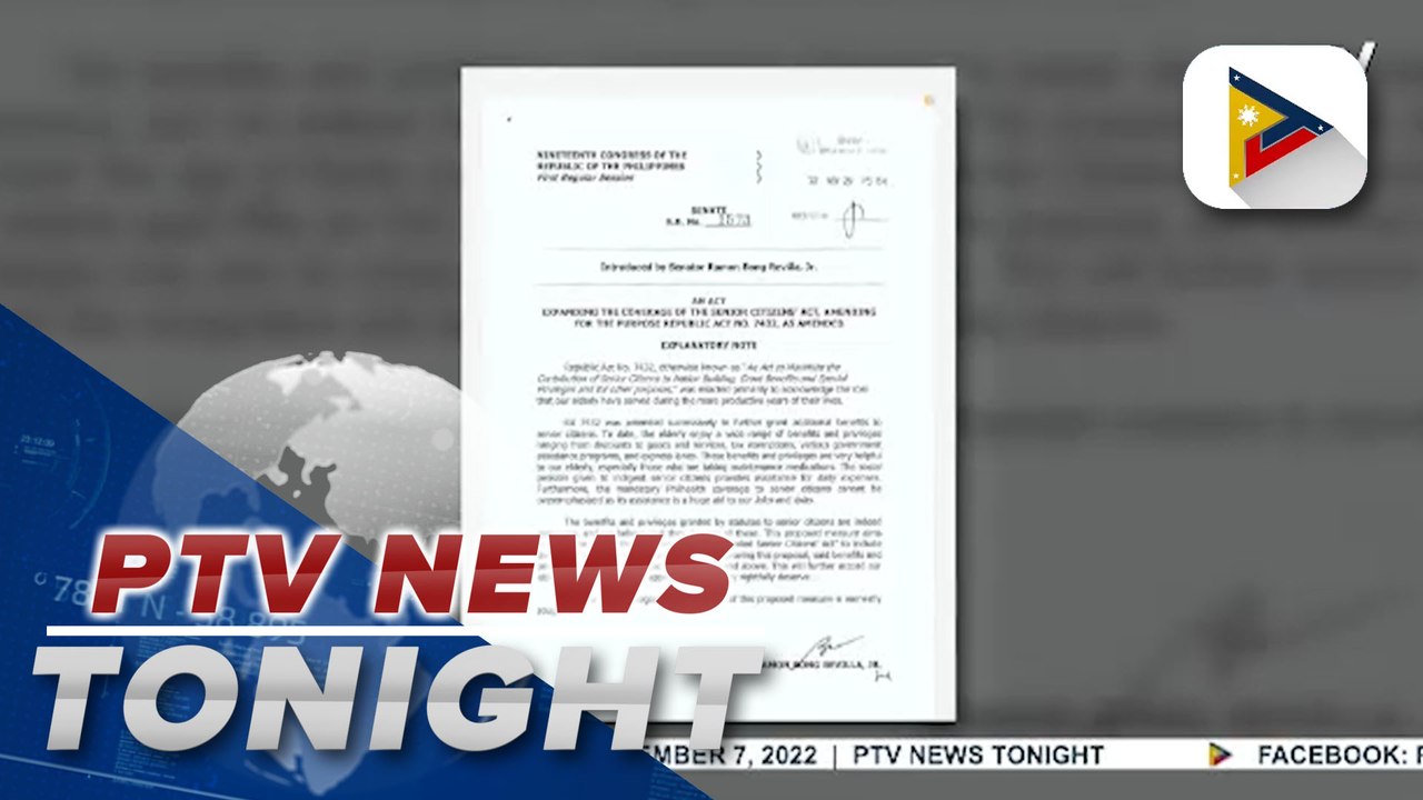 Sen. Revilla files bill seeking to lower qualif...