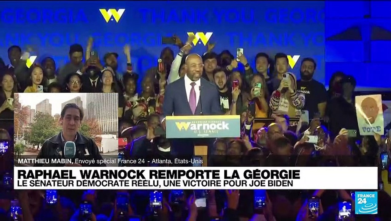 Etats-Unis : R. Warnock remporte la Géorgie, le camp démocrate renforce sa majorité au Sénat