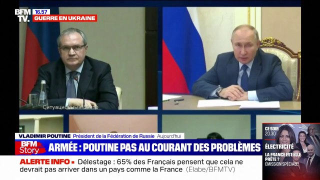 Donnez-moi plus d'informations : Vladimir Poutine parle des problèmes d'équipement de son armée