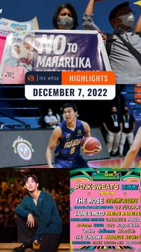 Rappler's highlights: Maharlika Wealth fund, John Amores, and GOT7's BamBam | December 7, 2022 | The wRap