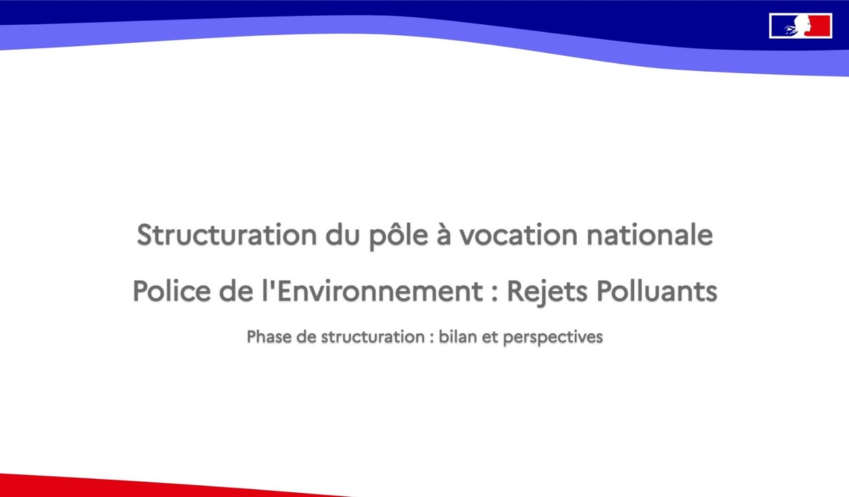 Structuration pôle national eau