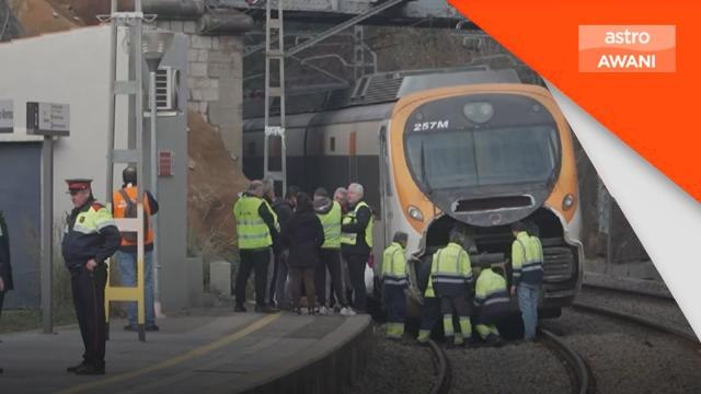 Kemalangan | Lebih 100 cedera selepas dua kereta api bertembung di Barcelona