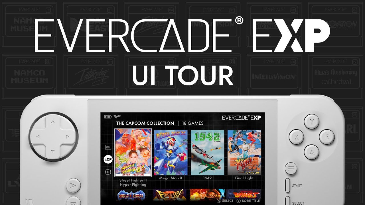Evercade EXP User Interface Tour