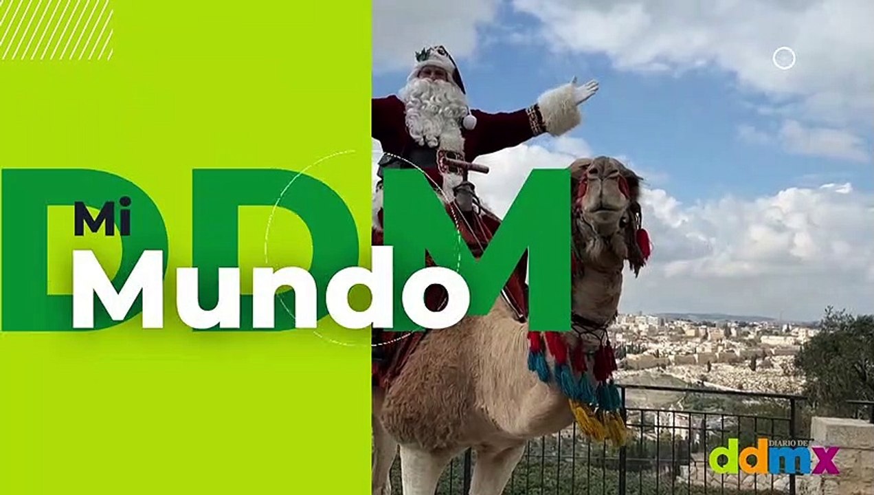 El Papá Noel palestino ha llegado a Jerusalén