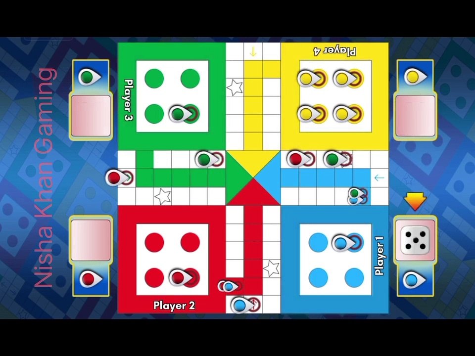Ludo King Game | Ludo King 4 Players Game Play | Ludo Gameplay