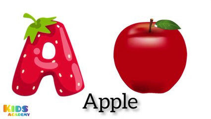 | a for Apple | Alphabet ABCD Learning video for kids | atoz |