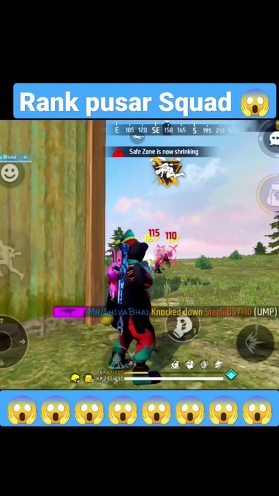 Rank Push Squad | Solo Vs Squad Free Fire | GARENA FREE FIRE | Gamerz Zone