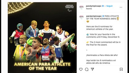 Velocista costarricense Sherman Güity nominado al mejor paratleta de América