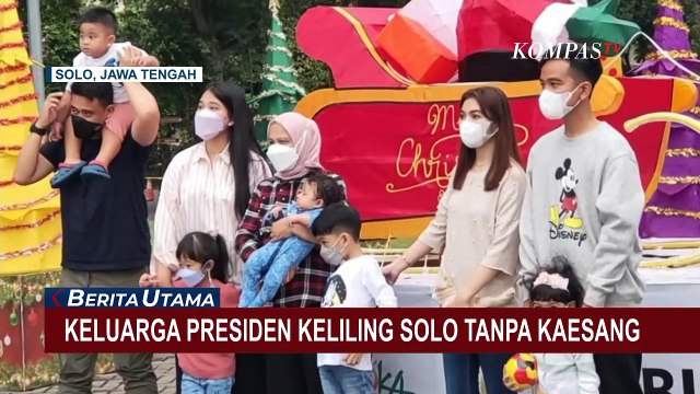 Jelang Pernikahan Sang Putra Bungsu Kaesang Pangarep, Keluarga Presiden Jokowi Tur Keliling Solo