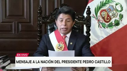 El presidente de Perú establece un "Gobierno de excepción" y disuelve el Congreso