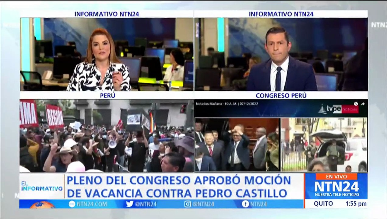 Último Minuto - Congreso vota destitución