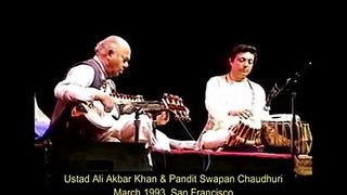 Sarod & Tabla duet by Ustad Bilayet khan & pandit Swapan Choudhury