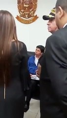 Difunden  imágenes de la detención de Pedro Castillo tras su destitución