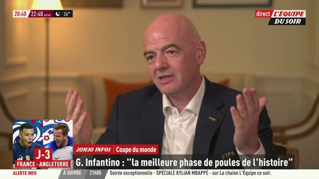 Infantino a vu la «meilleure phase de poules de l'histoire» - Foot - CM 2022