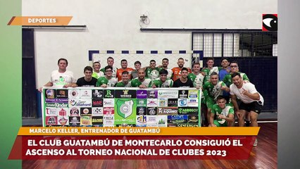El club Guatambú de Montecarlo consiguió el ascenso al Torneo Nacional de Clubes 2023
