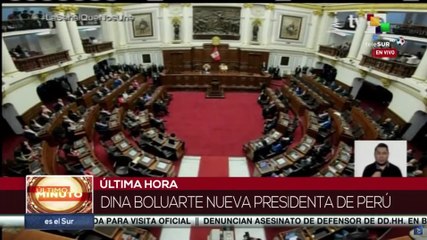 Dina Boluarte: “Confíen en que el gobierno que se inicia respetará su misión constitucional”