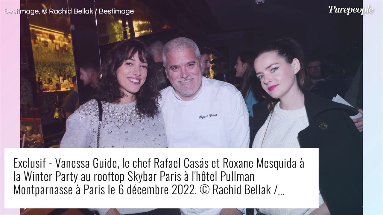 Nikos Aliagas, Vanessa Guide et son beau Hubert... Tous en altitude en plein coeur de Paris !