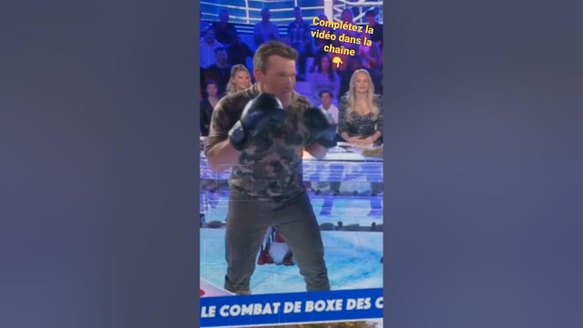 Guillaume Genton fêlé une côte de Benjamin Castaldi #tpmp #benjamincastaldi #guillaumegenton #c8