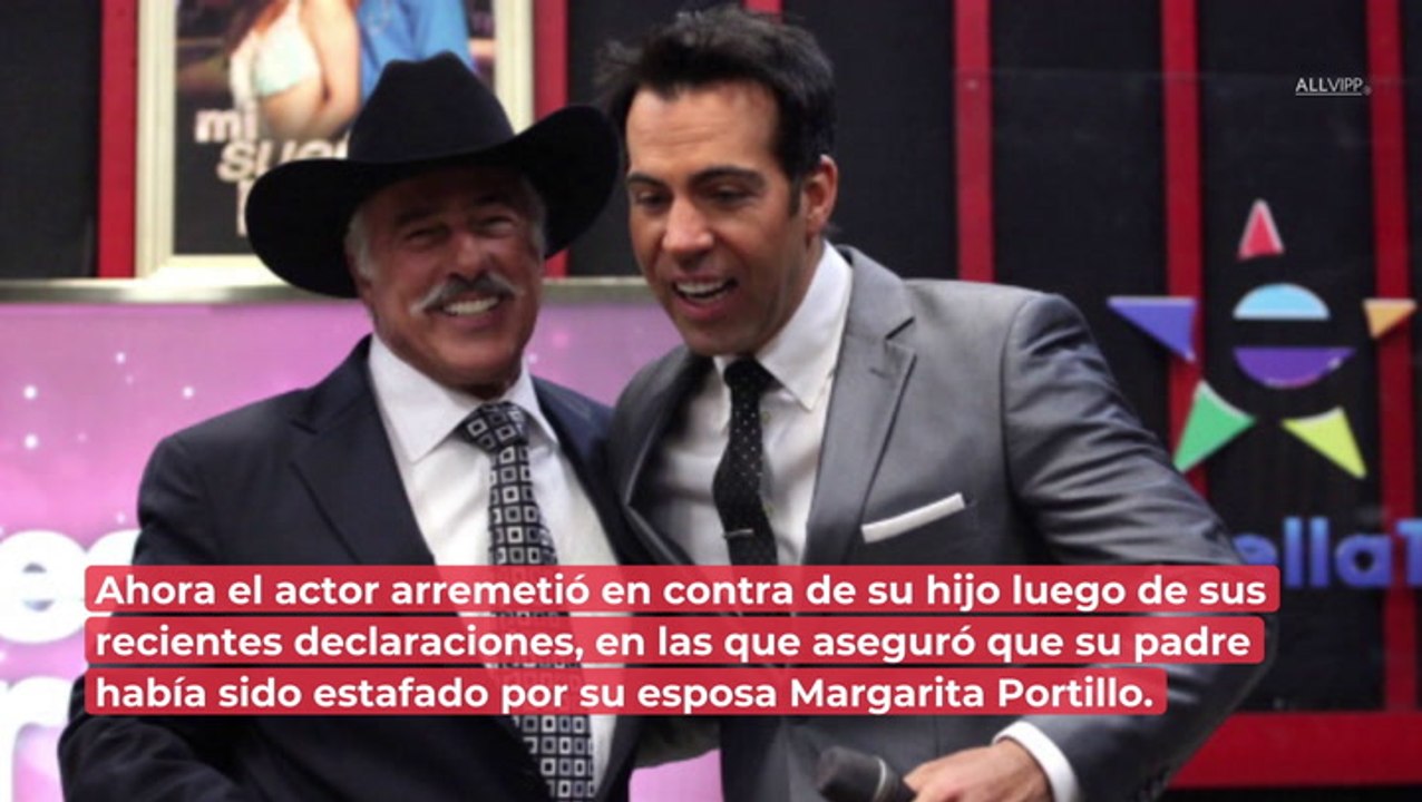 Andrés García respondió a las declaraciones que hizo su hijo: "Que no se meta conmigo"