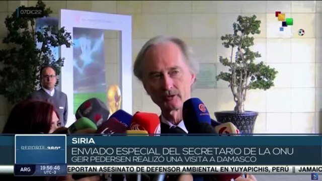 Enviado especial del Secretario General de la ONU para Siria realiza visita a Damasco
