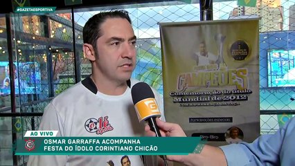Chicão fala sobre 10 anos do Mundial do Corinthians e busca por novo técnico