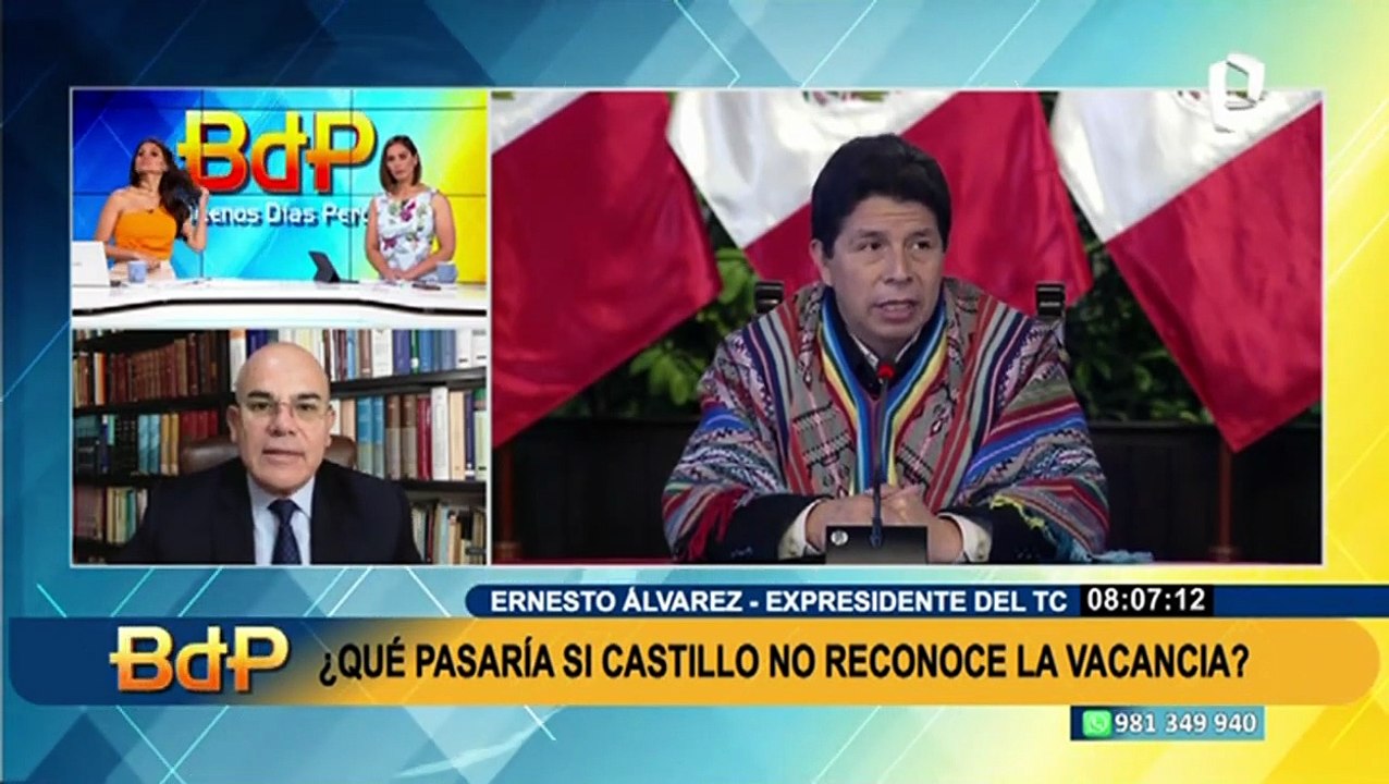 ¿Qué pasaría si Pedro Castillo no reconoce la vacancia?