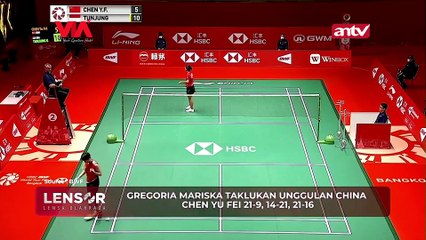 GREGORIA MARISKA TAKLUKAN UNGGULAN CHINA CHEN YU FEI