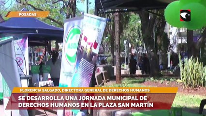Se desarrolla una Jornada municipal de Derechos Humanos en la plaza San Martín
