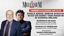 Evola addio, arriva Scruton. Ecco chi sono i veri maestri di Giorgia Meloni. La diretta con De Masi e Veneziani