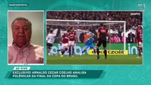 Arnaldo Cezar Coelho opina possível pênalti em empate entre Corinthians e Flamengo