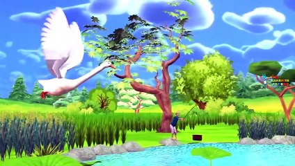 Swan Helping Fisherman Kahaniya - Hindi  Stories