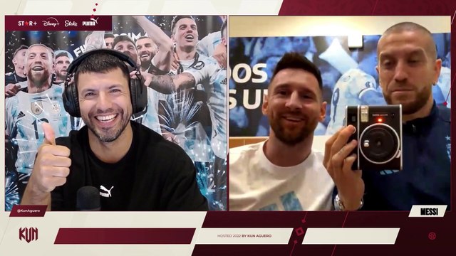 Charla complete entre Lionel Messi, Kun Aguero, Rodrigo De Paul, Leandro Paredes, Papu Gomez