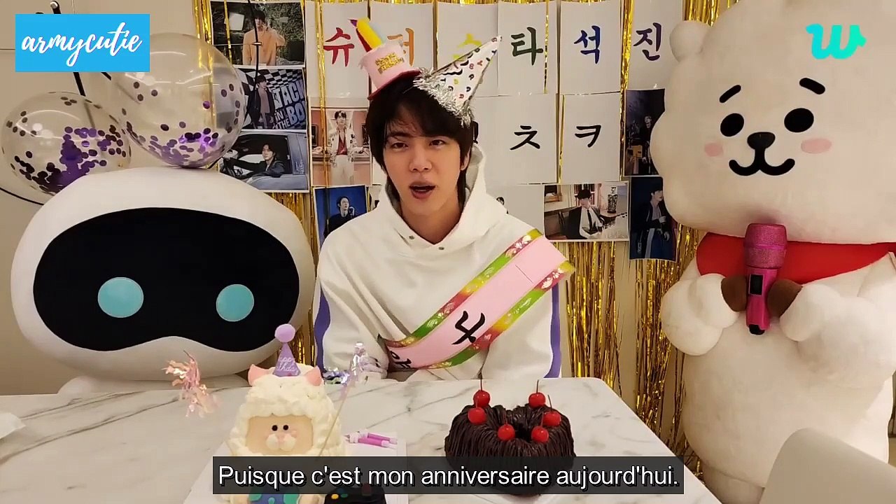 JIN Weverse LIVE d'anniversaire 20221204 (VOSTFR)