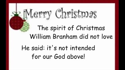 William Branham's Christmas Tax Amazement