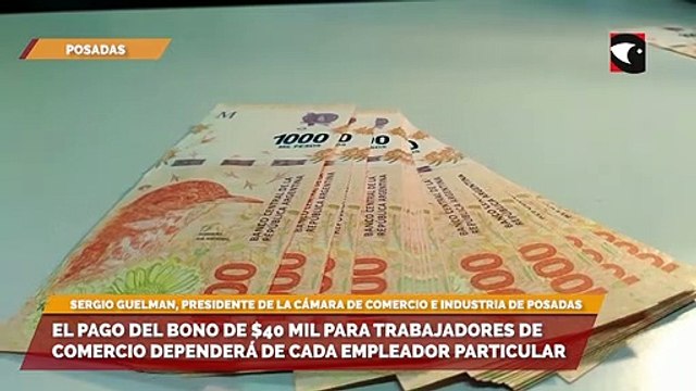 El pago del bono de $40 mil para trabajadores de comercio dependerá de cada empleador particular