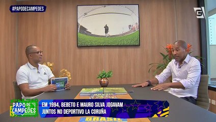 Mauro Silva relembra passagem pelo La Coruña, da Espanha, com Bebeto.mp4