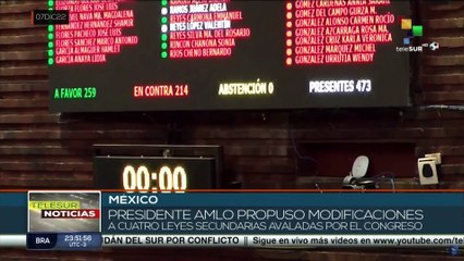 Download Video: México: Cámara de Diputados aprobó modificaciones al sistema electoral