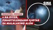 4 na diver, pinagtulungang iligtas sa malalaking alon | GMA News Feed