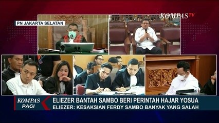 Eliezer Bantah Kesaksian Sambo: Banyak Keterangan yang Tidak Sesuai Fakta Sebenarnya!