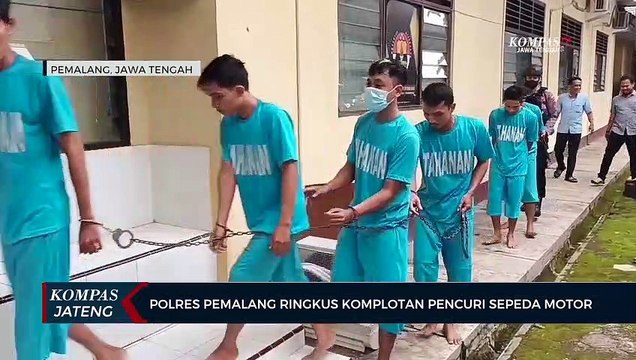 Polres Pemalang Ringkus Komplotan Pencuri Sepeda Motor
